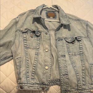 American Eagle Outfitters Light Blue Jean Jacket